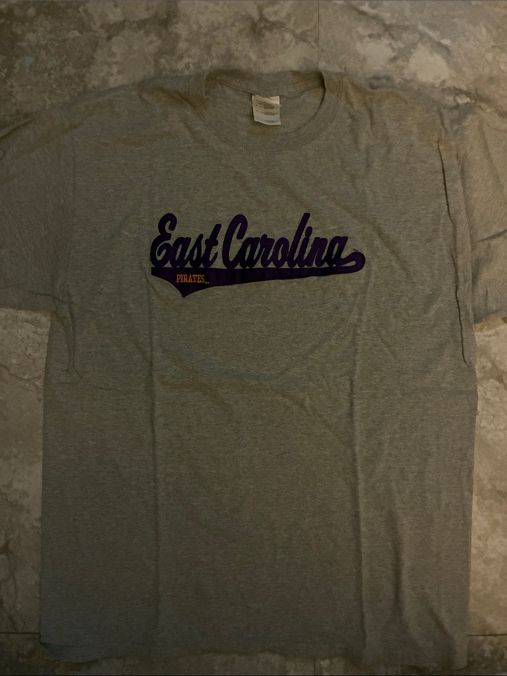 East Carolina Pirates Grey Graphic T-Shirt